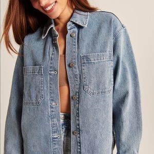 Abercrombie denim shirt jacket
